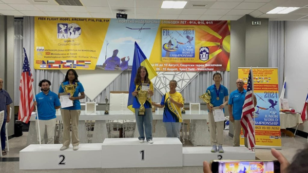 Чернівчанка стала чемпіонкою світу з авіамодельного спорту