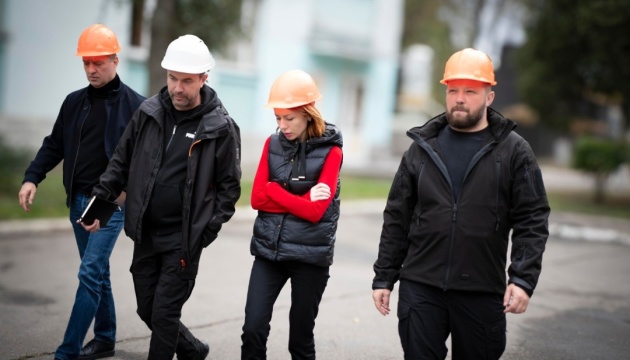 Гринчук перевірила хід відновлення енергооб’єктів, пошкоджених російськими обстрілами