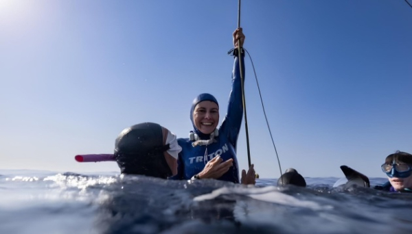 Катерина Садурська оновила світовий рекорд у фридайвінгу