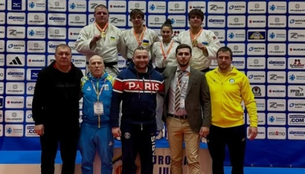 Українстькі дзюдоїсти-юніори стали третіми на Кубку Європи