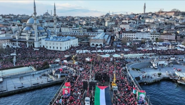 У Стамбулі більш як пів мільйона людей вийшли на пропалестинську демонстрацію